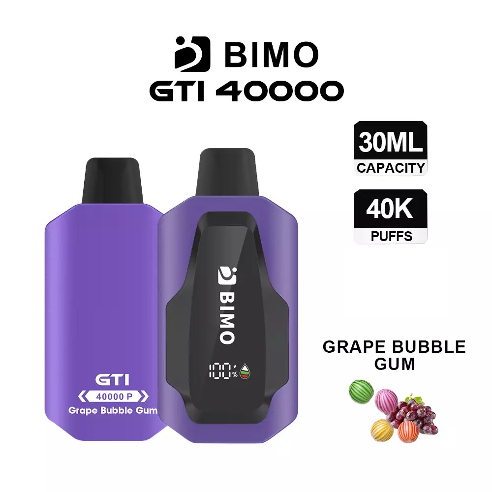 BIMO GTI 40000 Puffs Grape Bubble Gum