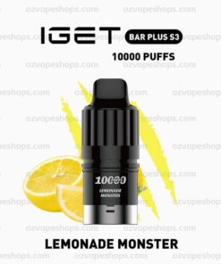 IGET BAR PLUS S3 Pod Lemonade Monster