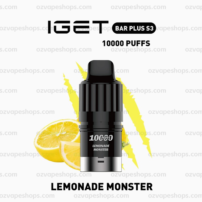 IGET BAR PLUS S3 Pod Lemonade Monster