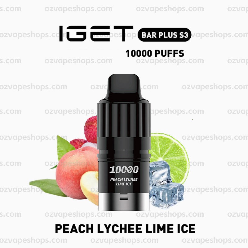 IGET BAR PLUS S3 Pod Peach Lychee Lime Ice