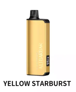 ALIBARBAR INGOT 9000 Puffs Yellow Starburst Disposable Vape 22mL LED Display Australia