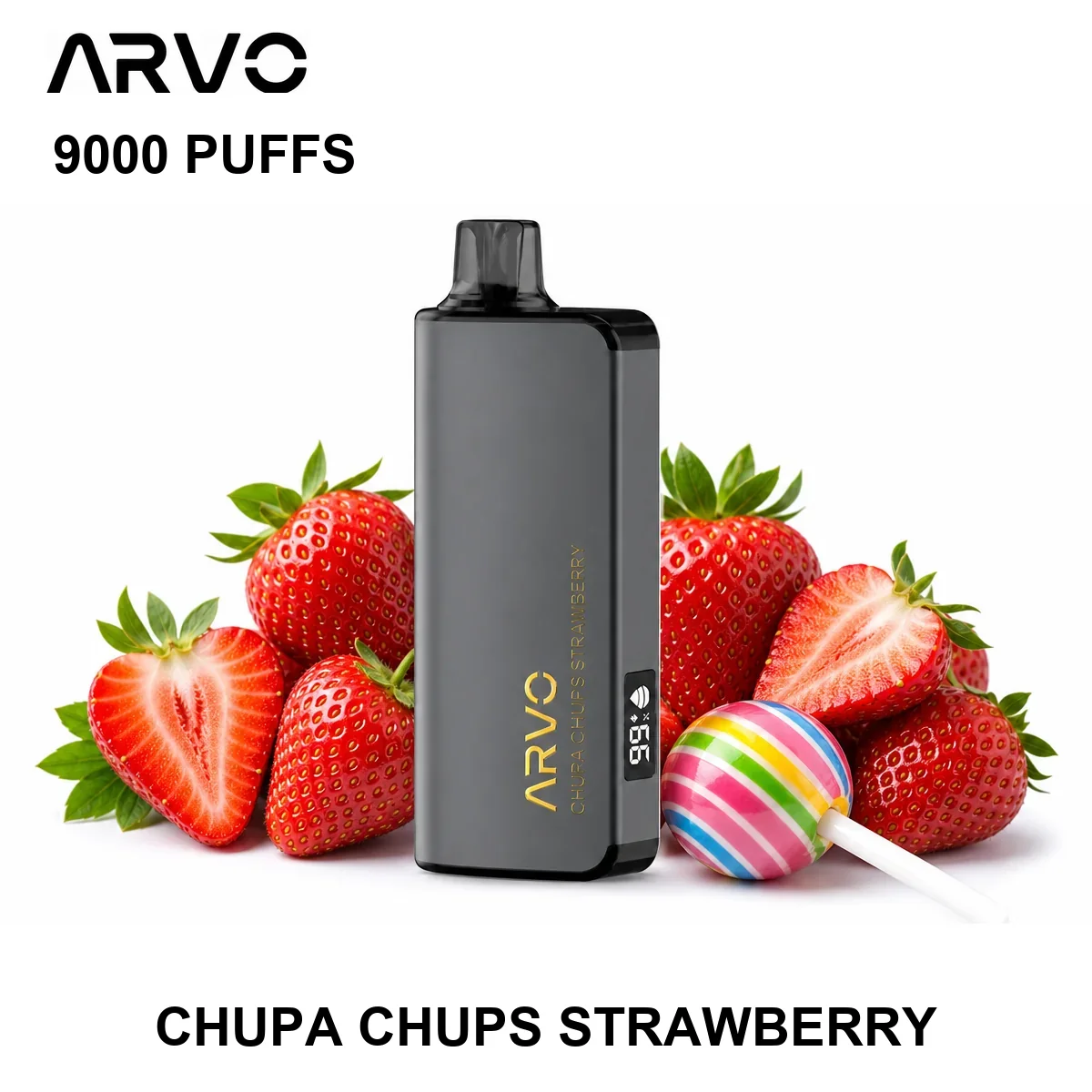 ARVO 9000 Puffs Chuppa Chupps Strawberry