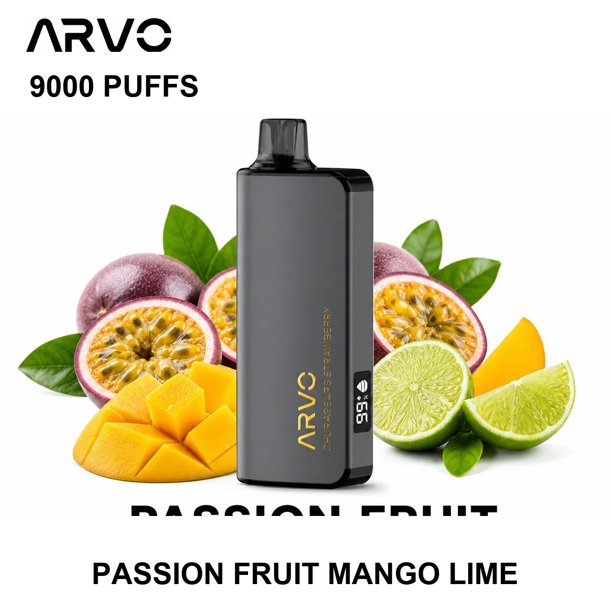 ARVO 9000 Puffs Passion Fruit Mango Lime