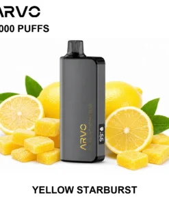 ARVO 9000 Puffs Yellow Starburst