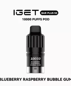 IGET BAR PLUS S3 Pod Blueberry Raspberry Bubble Gum