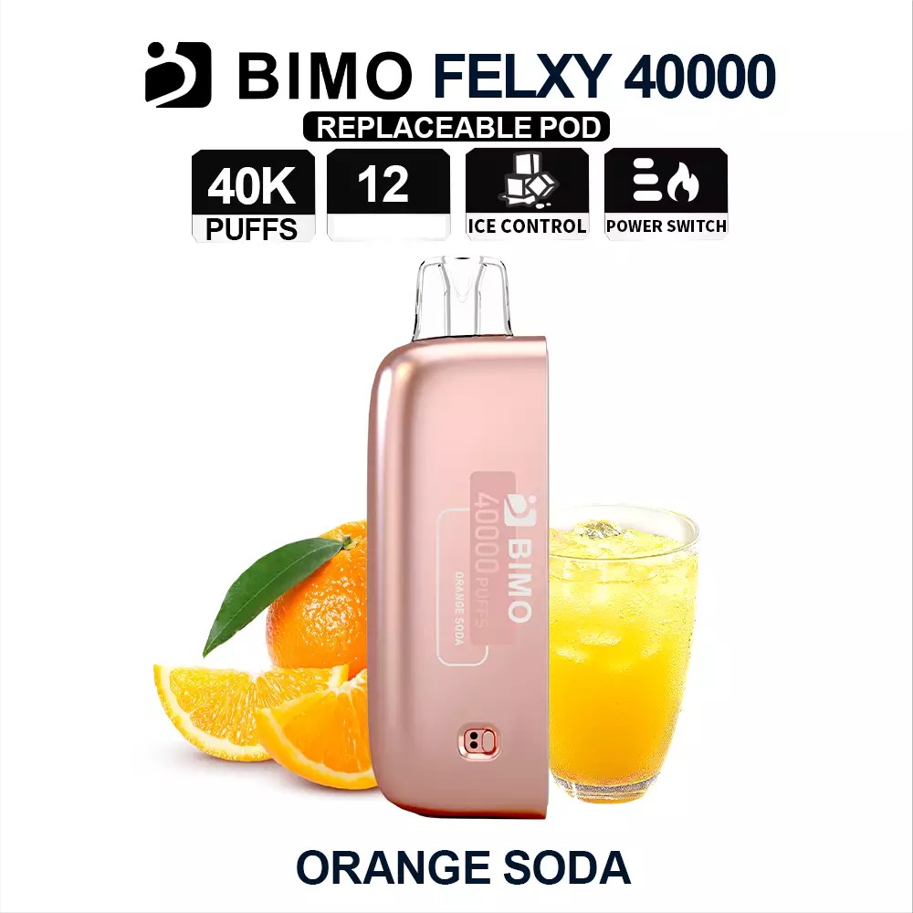 BIMO FELXY 40000 Pod Orange Soda