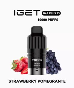 IGET BAR PLUS S3 Pod Strawberry Pomegranate